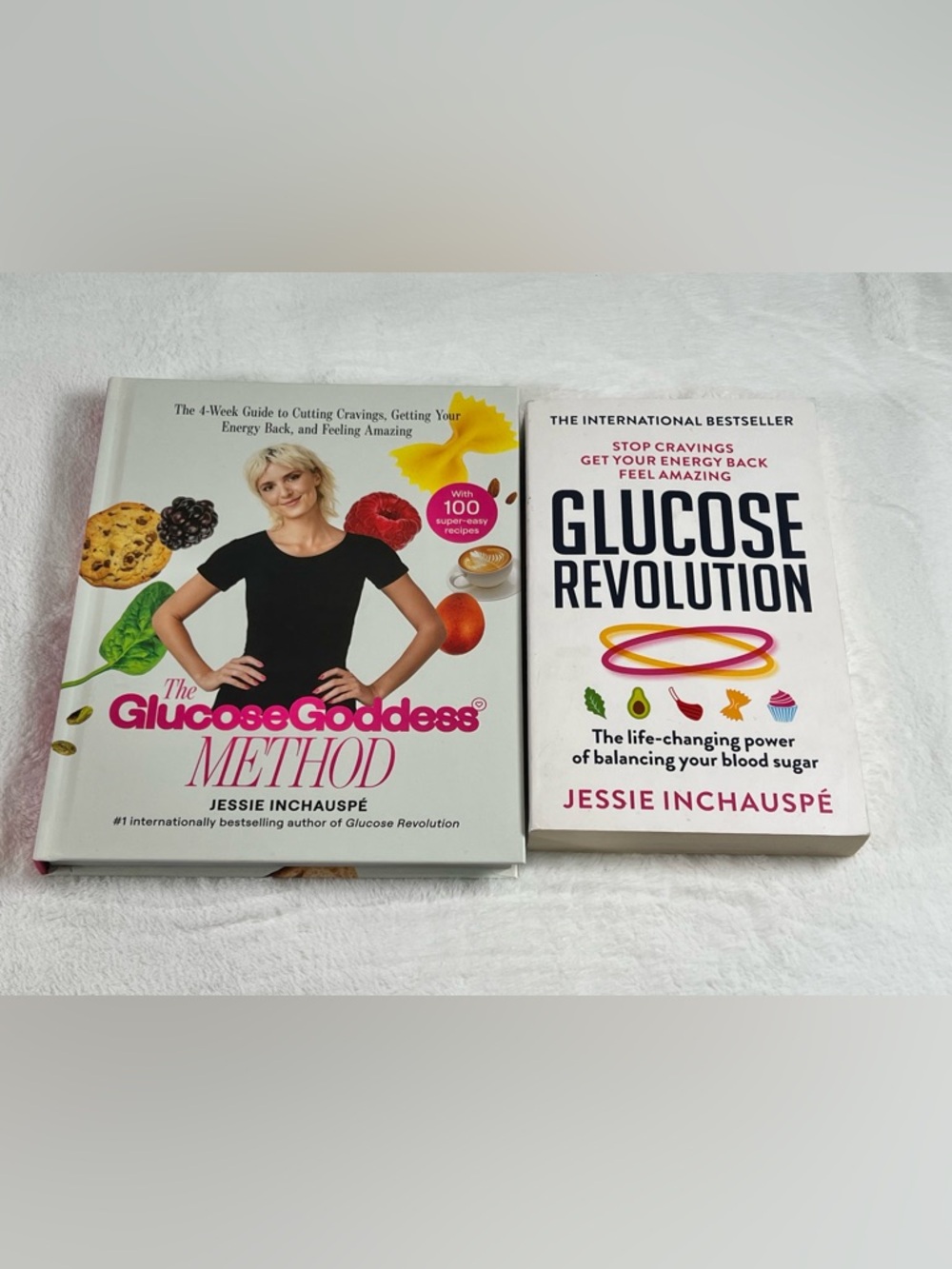 Book Lot of 2 Glucose Method & Revolution By Jessie Inchauspe the Glucose Godde
